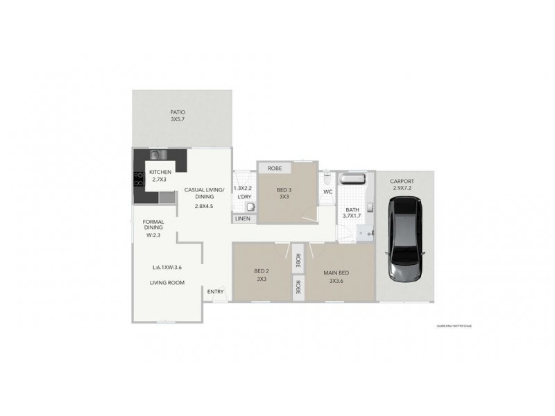 3 Josey Street, Redbank Plains QLD 4301 Floorplan