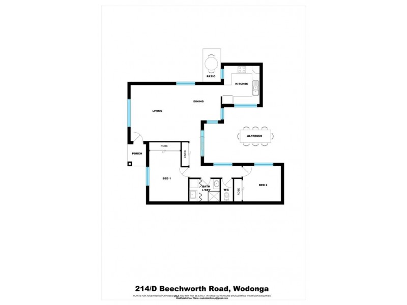 4/214 Beechworth Road, Wodonga VIC 3690 Floorplan
