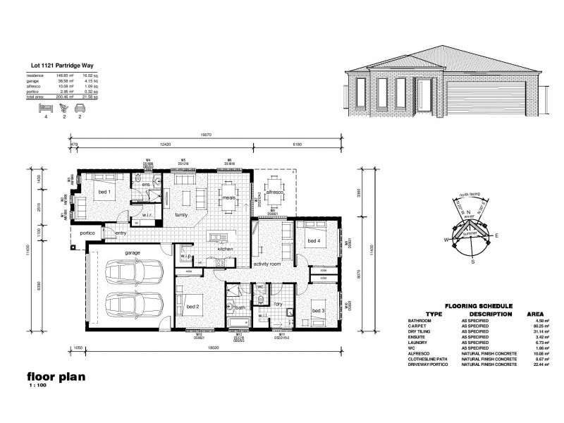 5 Partridge Way, Wodonga VIC 3690 Floorplan