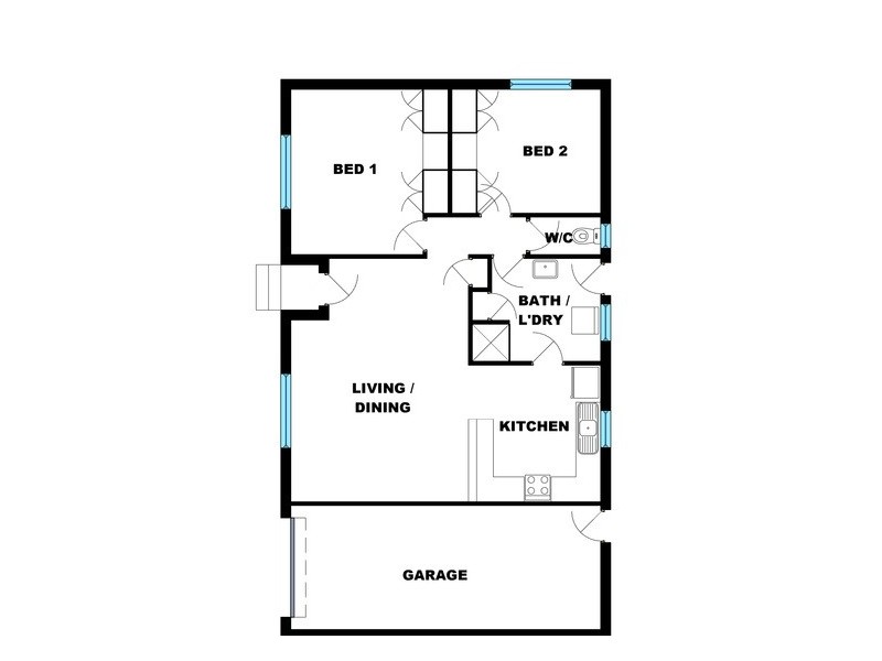 2/564 Thurgoona Street, Albury NSW 2640 Floorplan