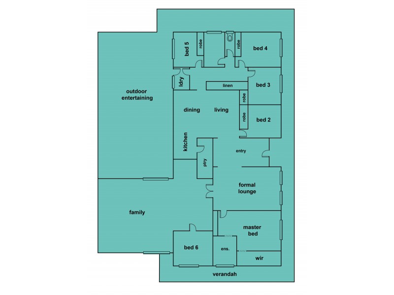 726 Moonlight Road, Berringa VIC 3351 Floorplan