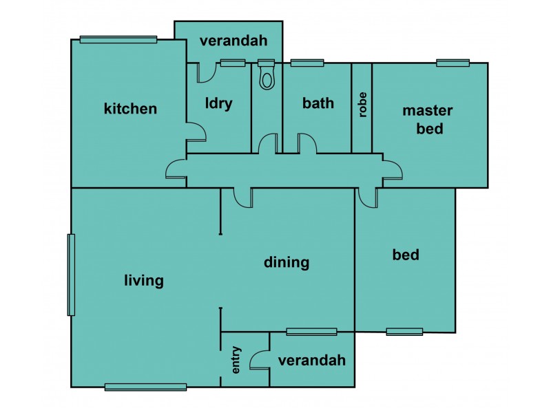 1/6 Walsh Avenue, Ballarat North VIC 3350 Floorplan