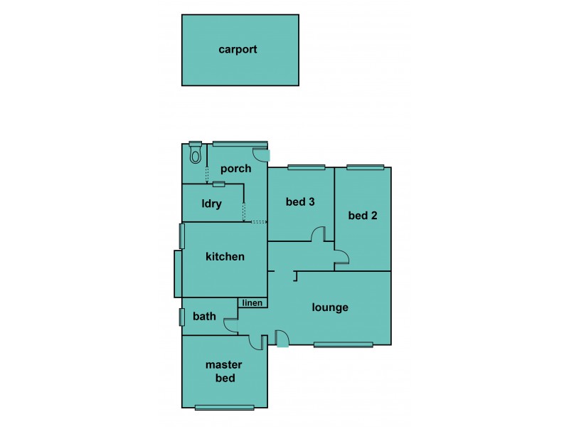 1/44 Bridge Street, Sebastopol VIC 3356 Floorplan