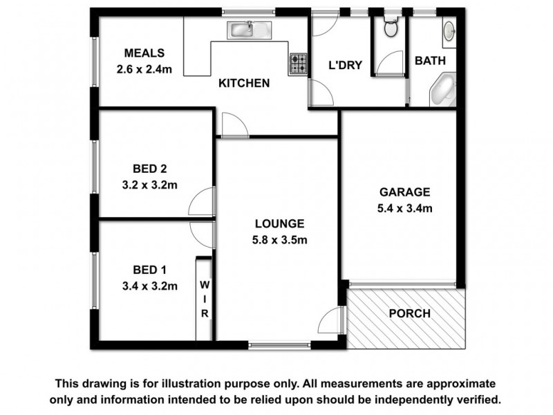 1/119 WEHL STREET NORTH, Mount Gambier SA 5290 Floorplan