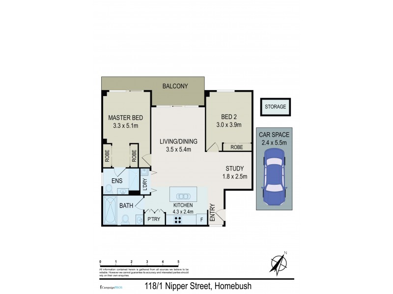118/1 Nipper Street, Homebush NSW 2140 Floorplan