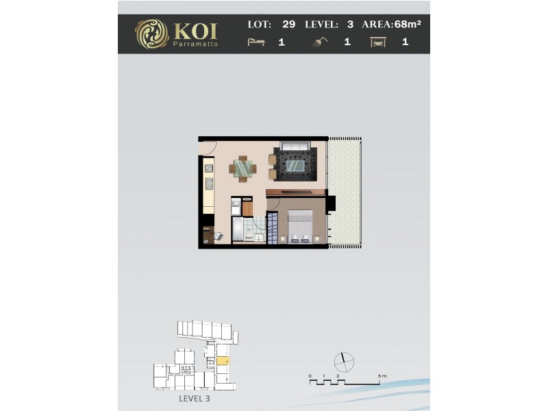 21/109 George Street, Parramatta NSW 2150 Floorplan