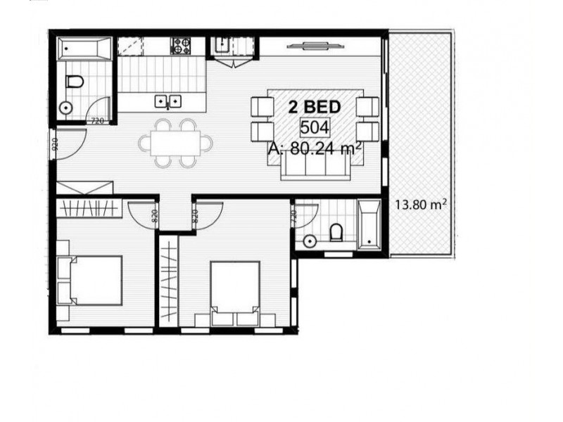 502/31-35 Smallwood Avenue, Homebush NSW 2140 Floorplan