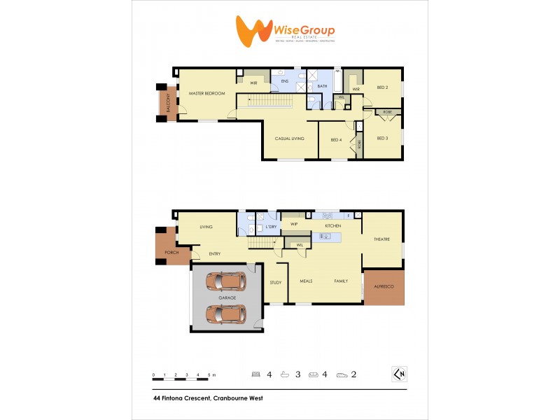 44 Fintona Crescent, Cranbourne West VIC 3977 Floorplan