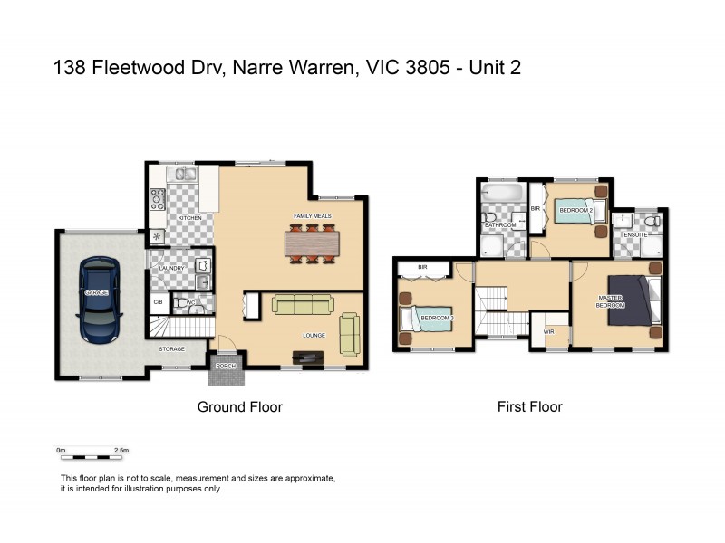 2/138 Fleetwood Drive, Narre Warren VIC 3805 Floorplan