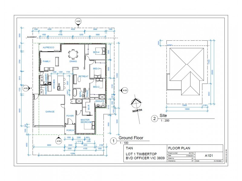 Lot 1, 97 Timbertop Boulevard, Officer VIC 3809 Floorplan