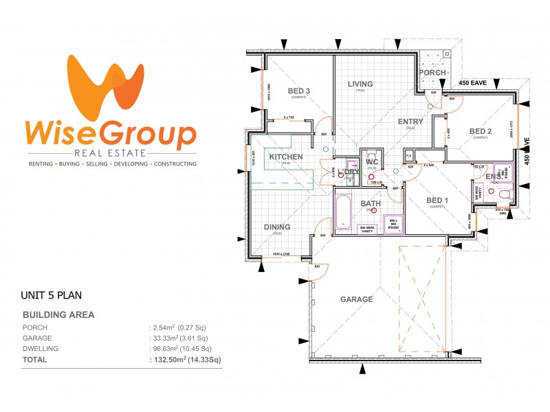 Unit 5/12 – 14 John Street, Pakenham VIC 3810 Floorplan