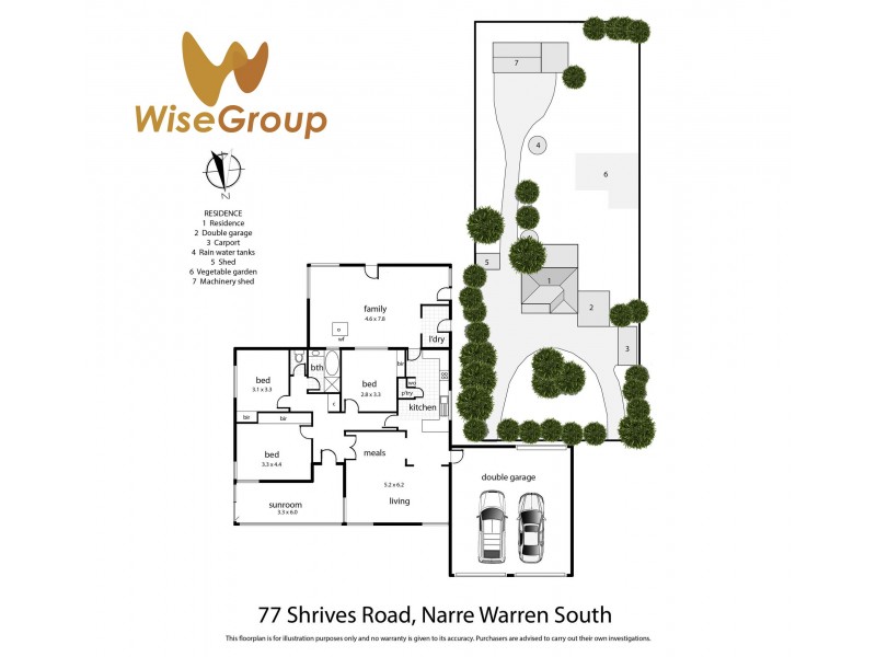 77 Shrives Road, Narre Warren South VIC 3805 Floorplan