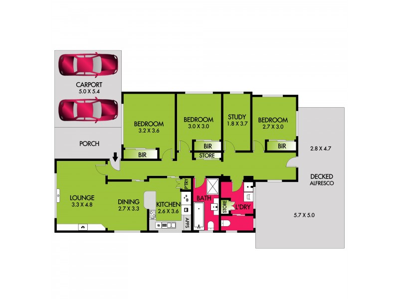 201 Garden street, East Geelong VIC 3219 Floorplan