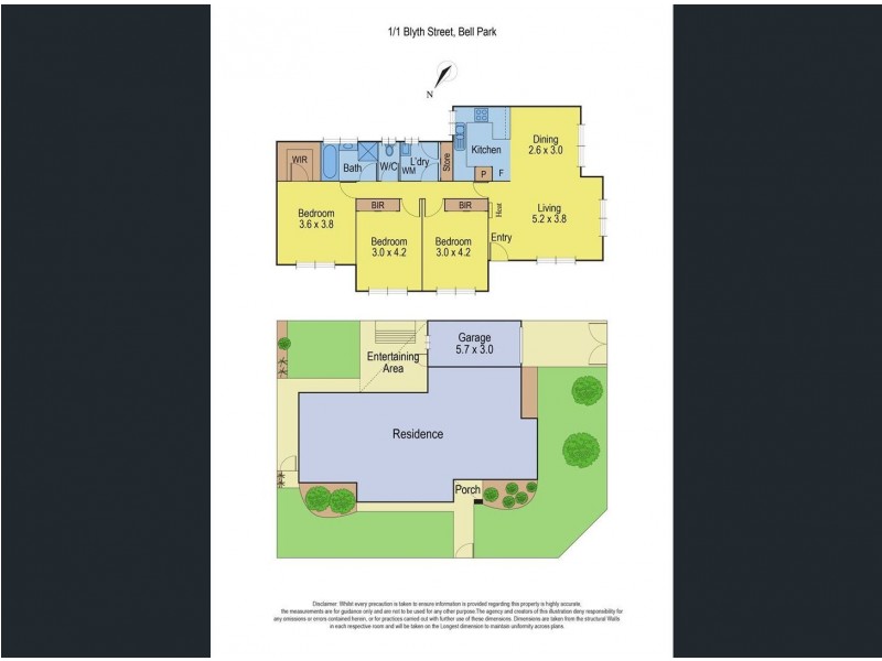 1/1 Blyth Street, Bell Park VIC 3215 Floorplan