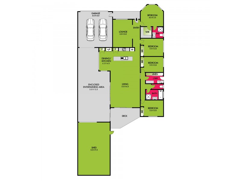188 Bailey Street, Grovedale VIC 3216 Floorplan