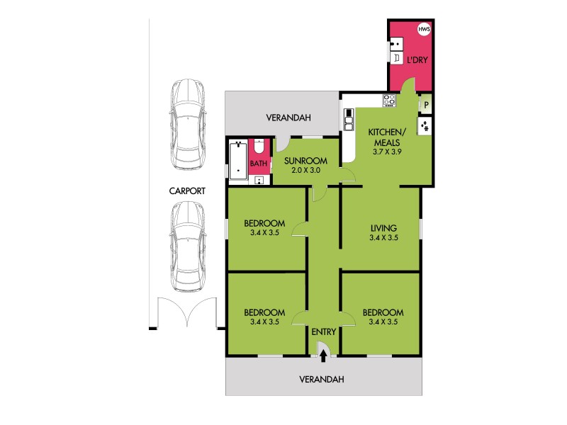 121 CHURCH STREET, Geelong West VIC 3218 Floorplan