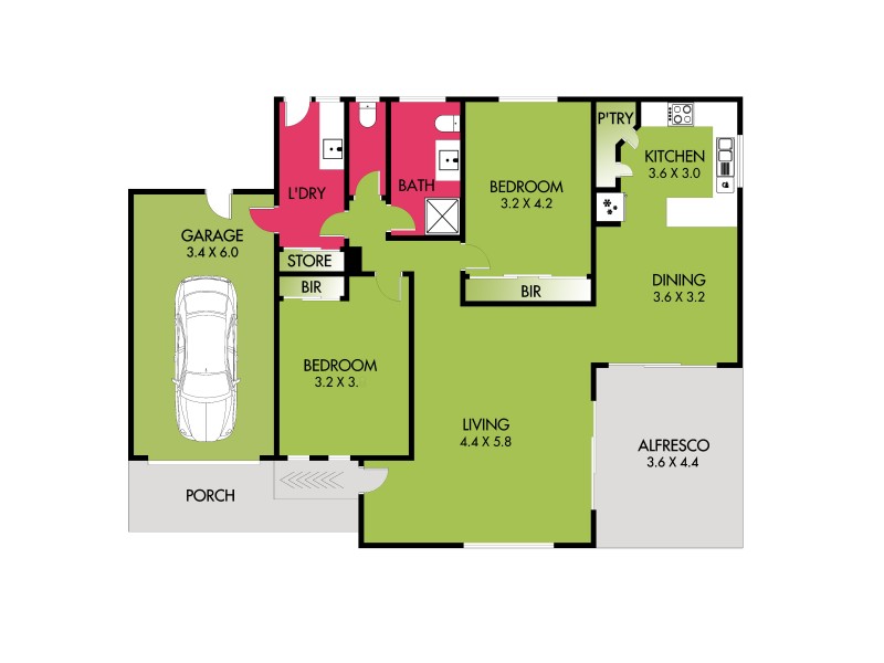 3/2 COSGROVE STREET, Breakwater VIC 3219 Floorplan