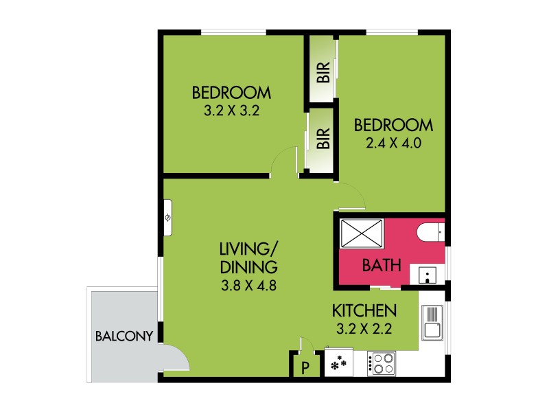 3/42 DUDLEY PARADE, St Leonards VIC 3223 Floorplan
