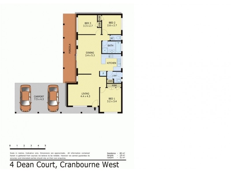 4 Dean Court, Cranbourne West VIC 3977 Floorplan
