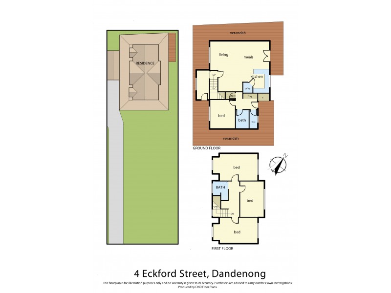 4 Eckford Street, Dandenong VIC 3175 Floorplan