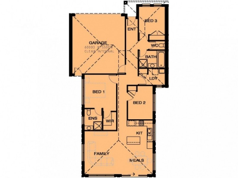 36/2 Michael Street, Pakenham VIC 3810 Floorplan