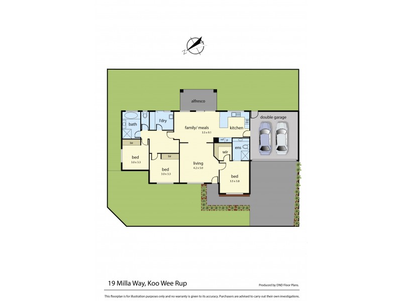 19 Milla Way, Koo Wee Rup VIC 3981 Floorplan