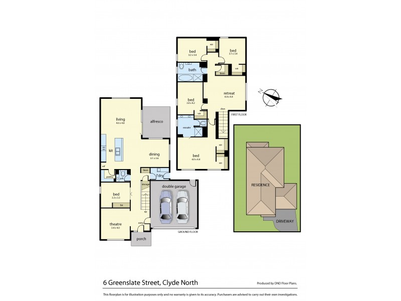 6 Greenslate Street, Clyde North VIC 3978 Floorplan