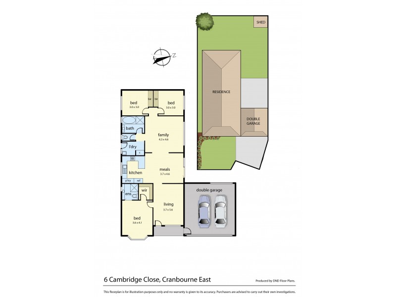 6 Cambridge Close, Cranbourne East VIC 3977 Floorplan