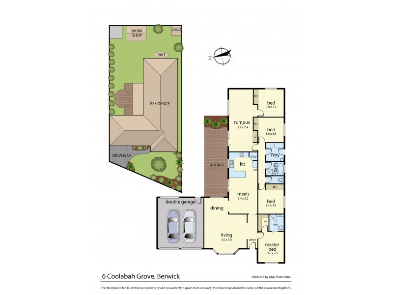 6 Coolabah Grove, Berwick VIC 3806 Floorplan