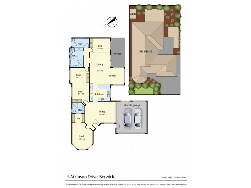 4 Atkinson Drive, Berwick VIC 3806 Floorplan