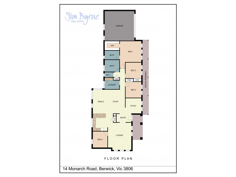 14 Monarch Road, Berwick VIC 3806 Floorplan