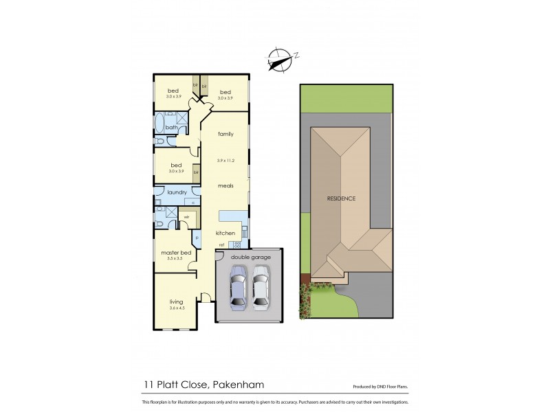 11 Platt Close, Pakenham VIC 3810 Floorplan