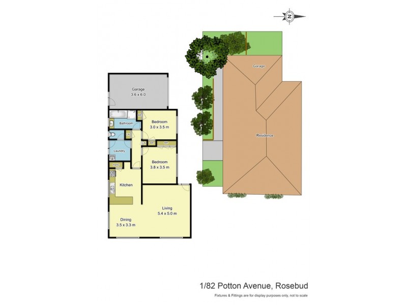 1/82 Potton Avenue, Rosebud VIC 3939 Floorplan