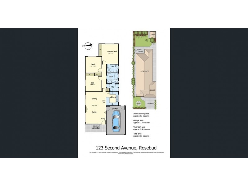 123 Second Avenue, Rosebud VIC 3939 Floorplan