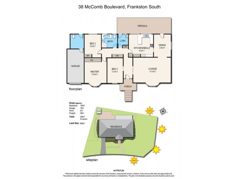 38 McComb Boulevard, Frankston South VIC 3199 Floorplan