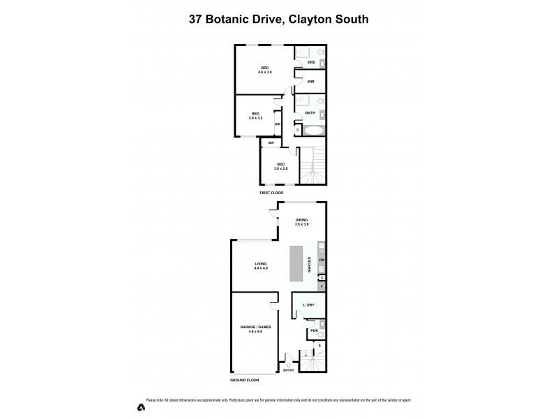 37 Botanic Drive, Clayton South VIC 3169 Floorplan