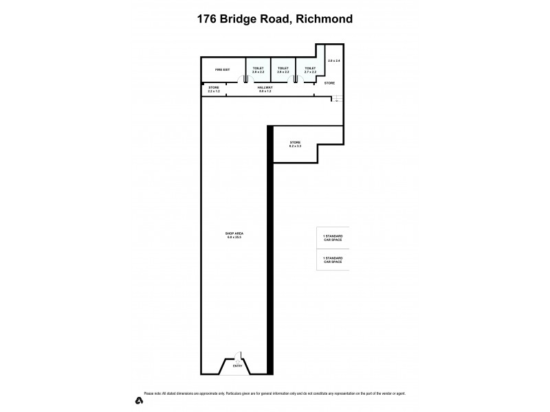 176  Bridge Road, Richmond VIC 3121 Floorplan
