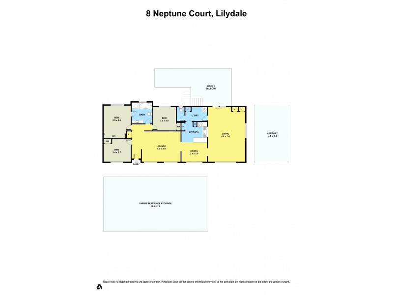 8 Neptune Ct, Lilydale VIC 3140 Floorplan