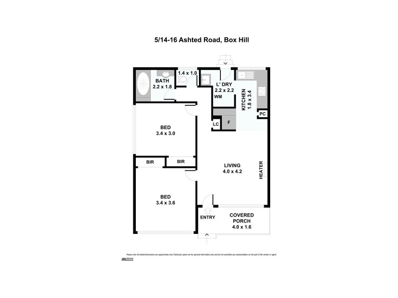 5/14-16 Ashted Road, Box Hill VIC 3128 Floorplan
