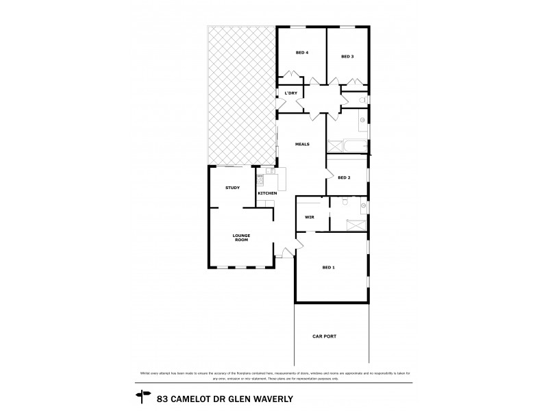 83 Camelot Drive, Glen Waverley VIC 3150 Floorplan