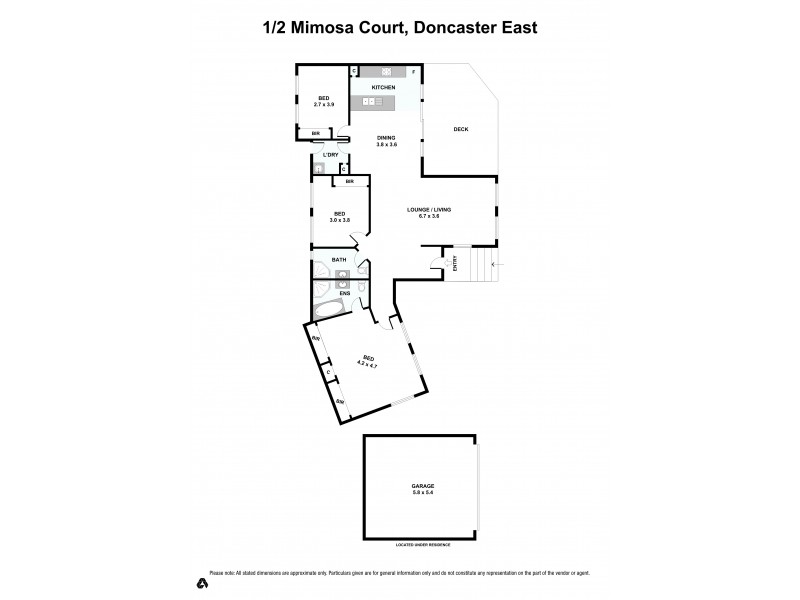 1/2 Mimosa Court, Doncaster East VIC 3109 Floorplan