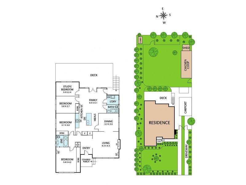1 Hillside Crescent, Blackburn VIC 3130 Floorplan