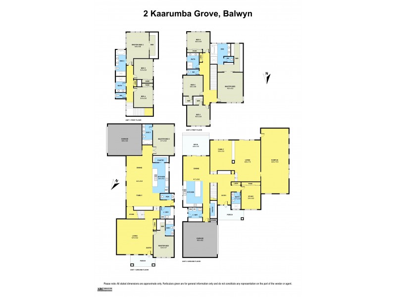 1-2/2  KAARUMBA GROVE, Balwyn VIC 3103 Floorplan