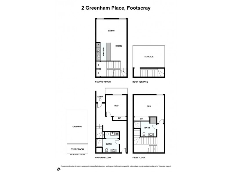 2 Greenham Place, Footscray VIC 3011 Floorplan