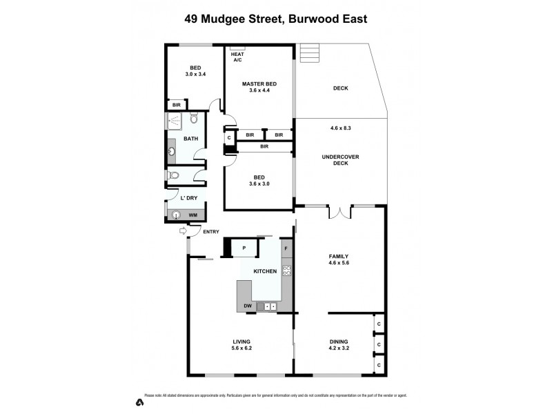 49 Mudgee Street, Burwood East VIC 3151 Floorplan