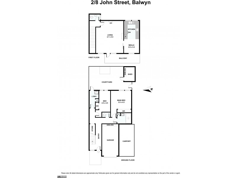 2/8 John Street, Balwyn VIC 3103 Floorplan