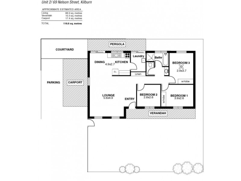 Unit 2/69 Nelson Street, Kilburn SA 5084
