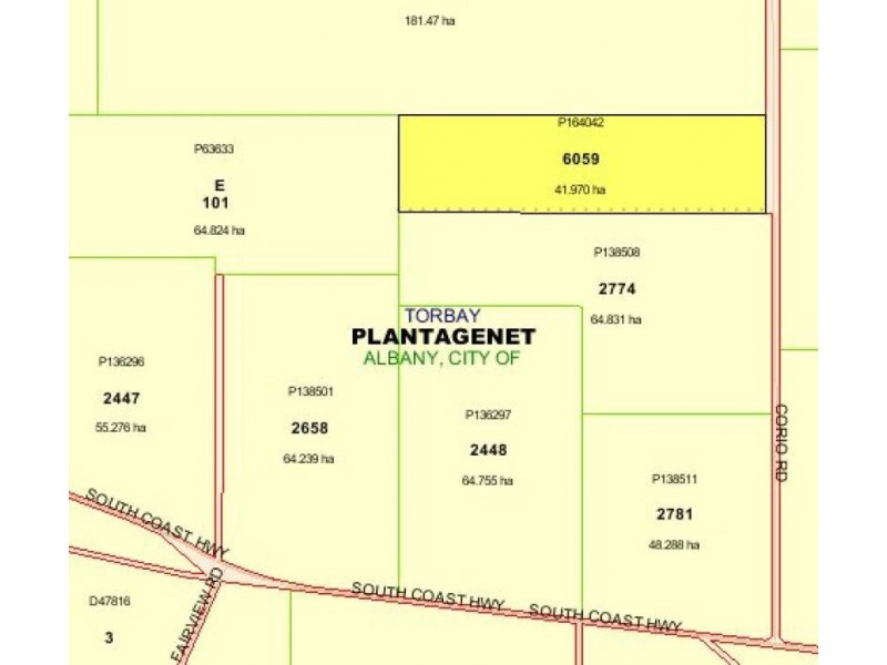 Corio Rd, 41 .93ha, Marbelup WA 6330