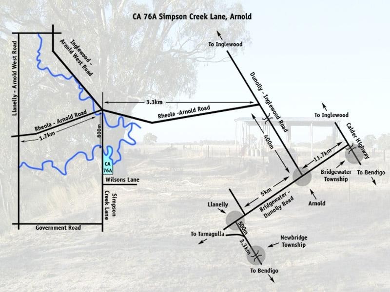 CA 76 A Simpson Creek Lane, Arnold VIC 3551