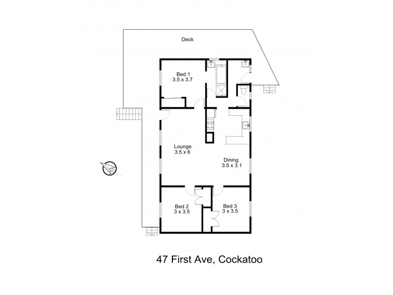 47 First Avenue, Cockatoo VIC 3781 Floorplan